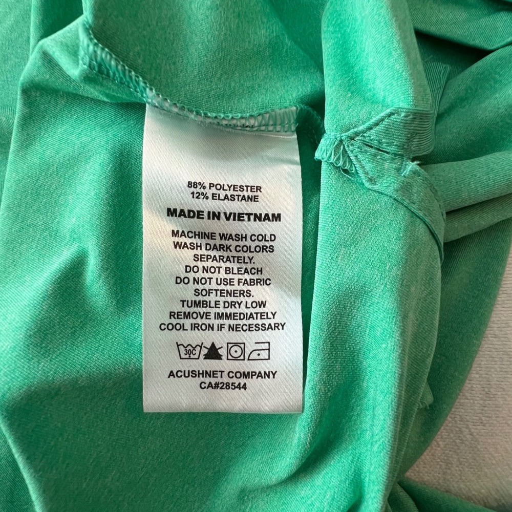 FootJoy Mens Large Green Heather ProDry Golf Polo Shirt McMahon Cup PCC Logo - Picture 9 of 9